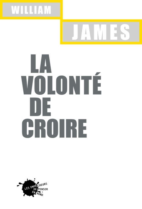 Knjiga La Volonté de croire William James