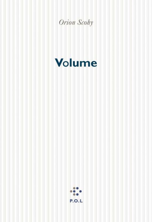 Knjiga Volume Scohy