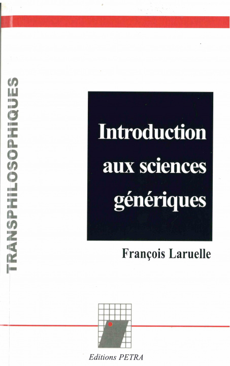 Knjiga Introduction aux sciences génériques Laruelle