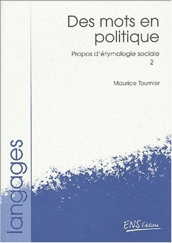 Knjiga Des mots en politique Tournier