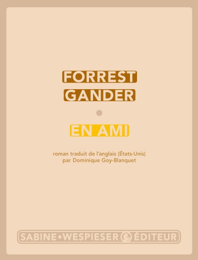 Book En ami GANDER FORREST