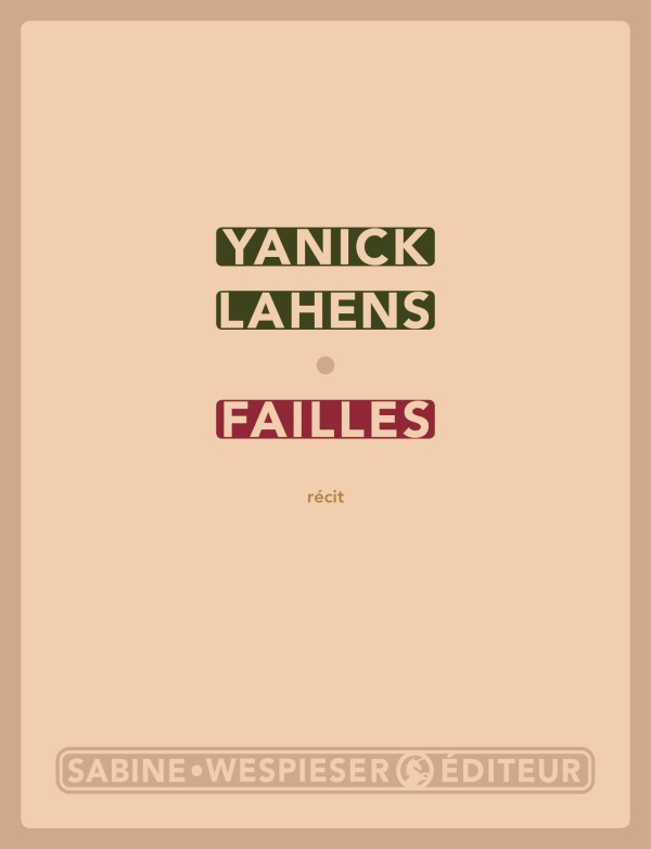 Knjiga Failles LAHENS YANICK