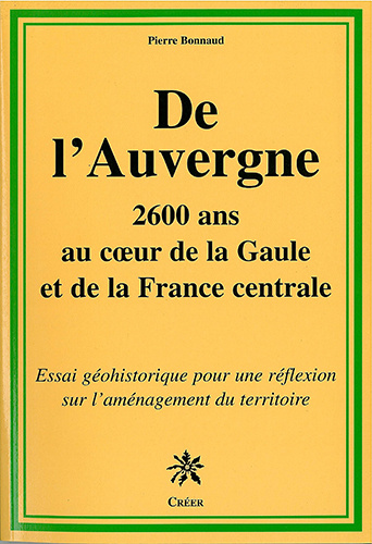 Kniha De l'auvergne BONNAUD