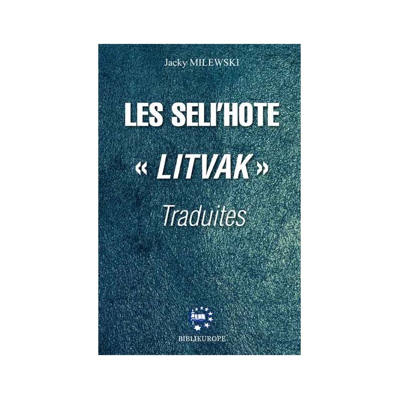 Knjiga Les Selihote "Litvak" Traduites Milewski