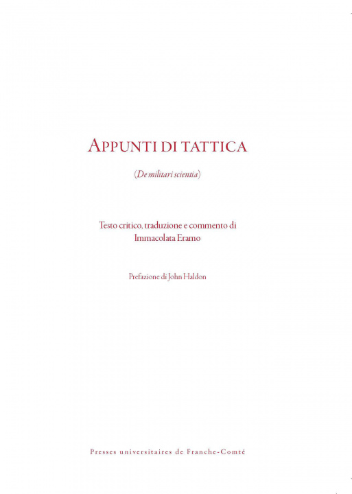 Knjiga Appunti di tattica - de militari scientia 