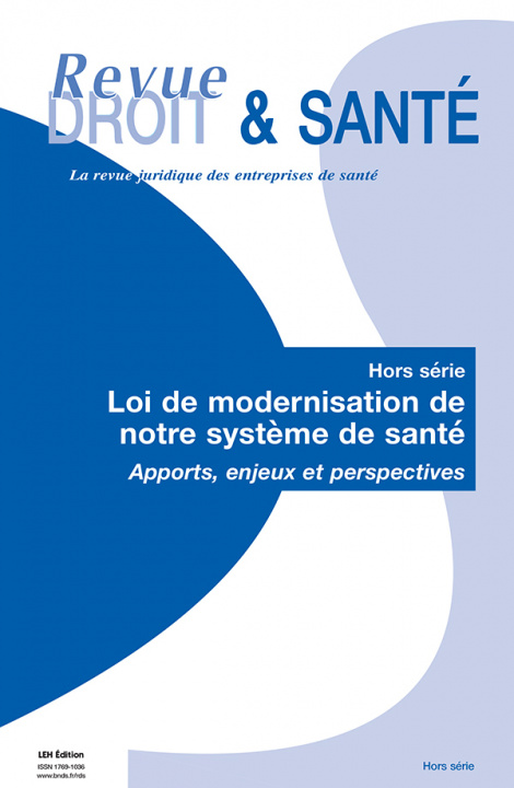 Kniha Loi de modernisation de notre système de santé. Apports, enjeux et perspectives Gaubert