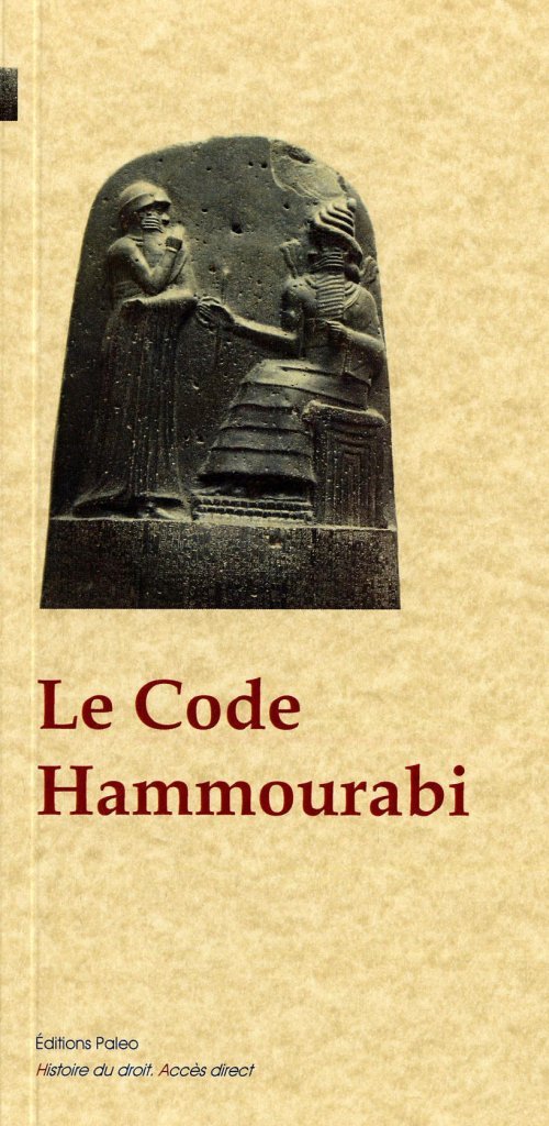 Knjiga Le Code Hammourabi Hammourabi