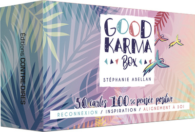 Βιβλίο Good Karma Box - 50 cartes 100% pensée positive Stéphanie Abellan