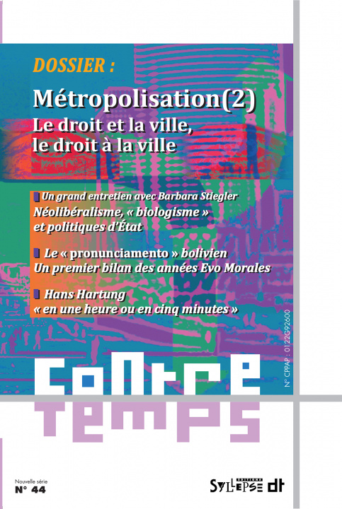 Boek Métropolisation (2) Sitel francis