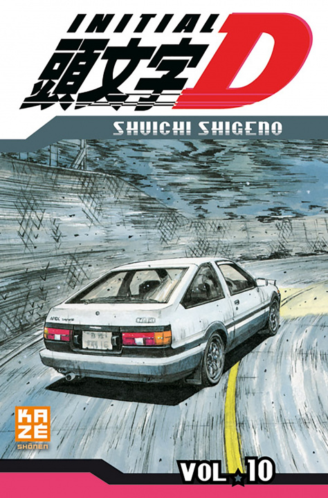 Kniha Initial D T10 Shigeno Shuichi