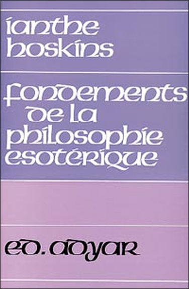 Книга Fondements de la philosophie ésotérique Hoskins