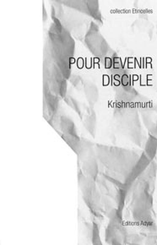 Buch Pour devenir disciple Krishnamurti