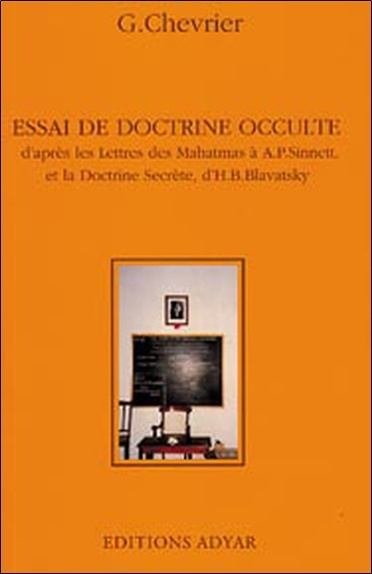 Book Essai de doctrine occulte Chevrier