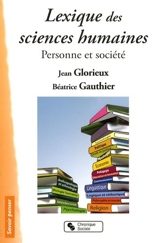 Kniha Lexique des sciences humaines personne et société Gauthier