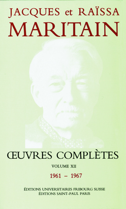 Book OEUVRES COMPLETES MARITAIN XII Maritain