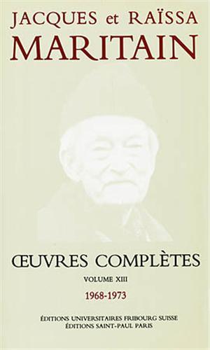 Kniha OEUVRES COMPLETES MARITAIN XIII MARITAIN JACQUES