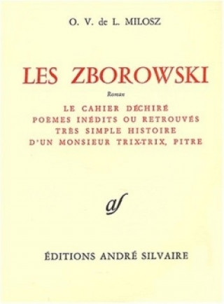 Könyv Oeuvres complètes XII. Romans, tome 2 Oskar Wladyslaw de Lubicz Milosz