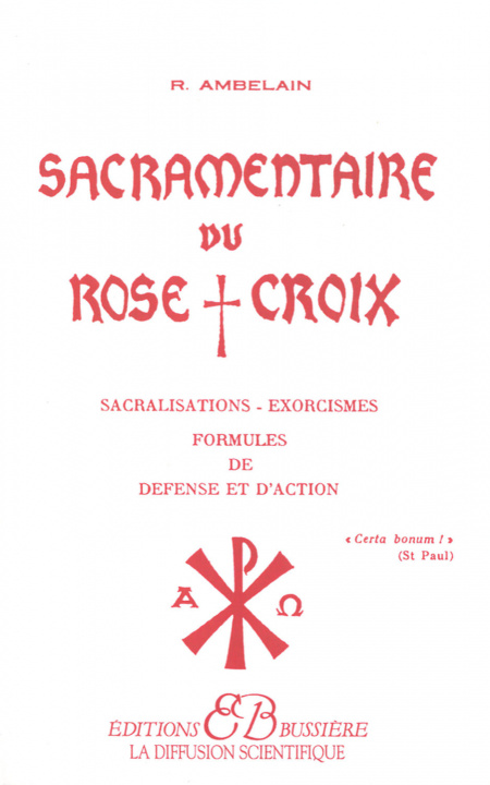 Kniha Sacramentaire du Rose+Croix Ambelain
