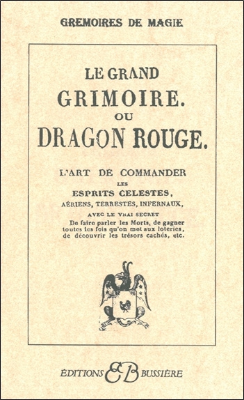 Книга Le Grand grimoire ou Dragon rouge Anonyme