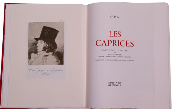 Knjiga Les Caprices Goya