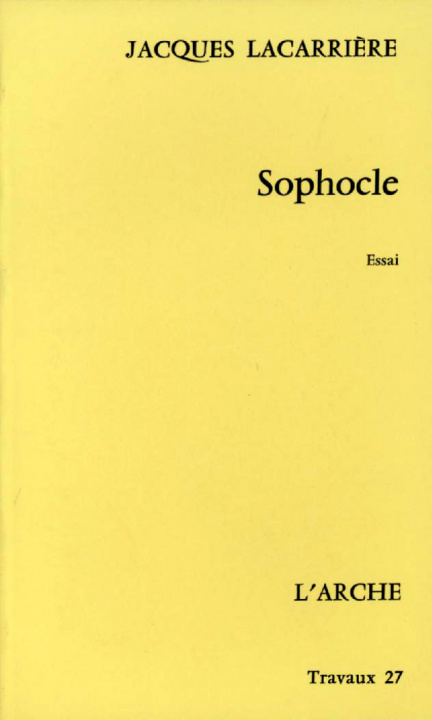 Книга Sophocle Lacarrière
