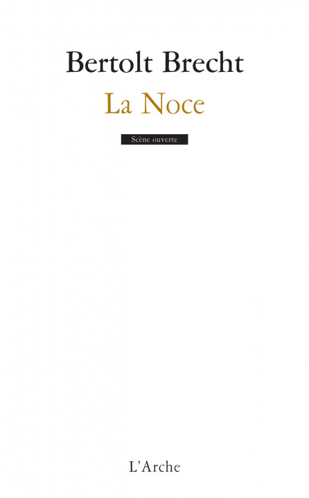 Book La Noce Brecht