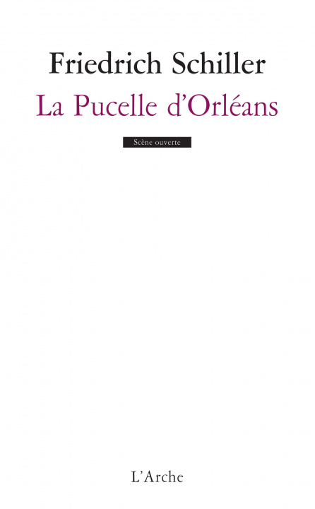 Kniha La Pucelle d'Orléans Schiller