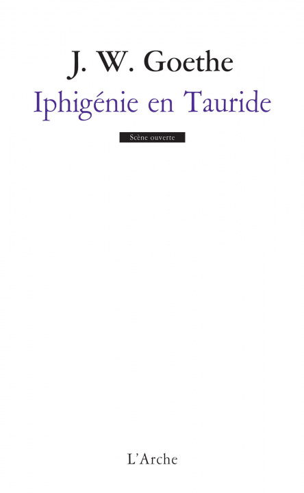 Knjiga Iphigénie en Tauride Goethe