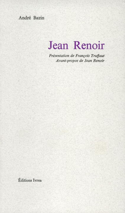 Boek Jean Renoir Andre Bazin