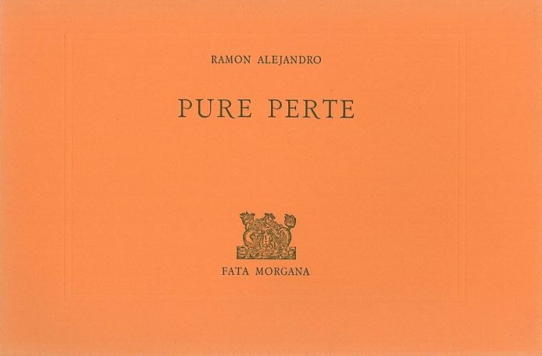 Book Pure perte Alejandro
