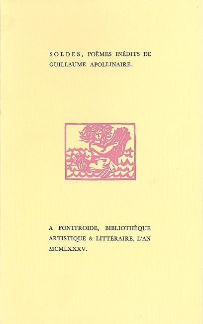 Kniha Soldes Apollinaire