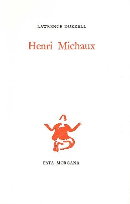Kniha Henri Michaux Durrell