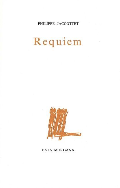 Kniha Requiem Jaccottet