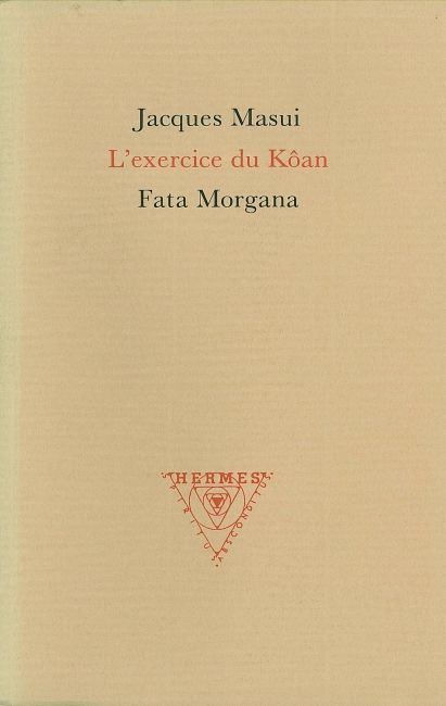 Knjiga L’exercice du Kôan Masui