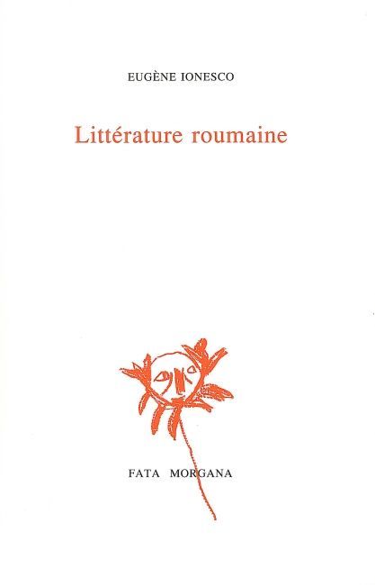 Kniha Littérature roumaine Ionesco