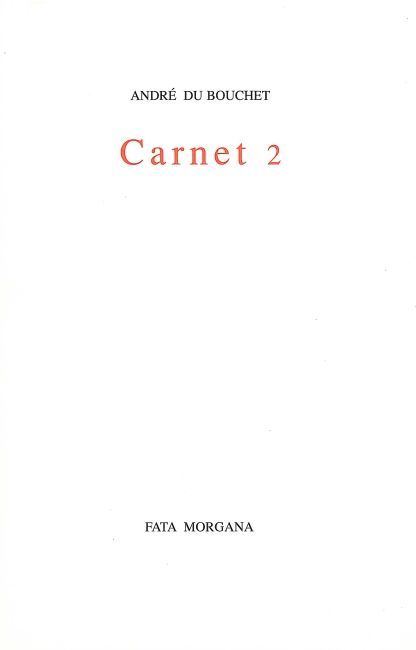 Knjiga Carnet 2 du Bouchet