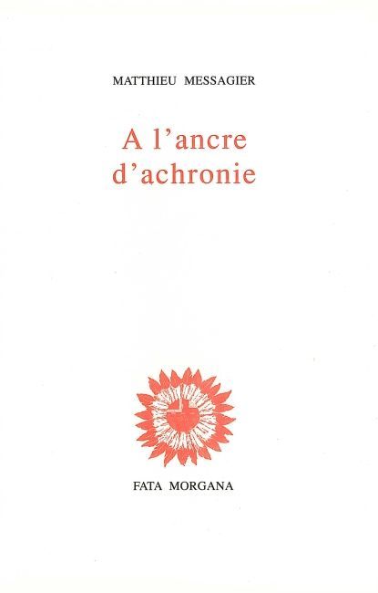 Livro A l’ancre d’achronie Messagier