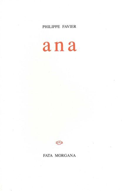 Book Ana Favier