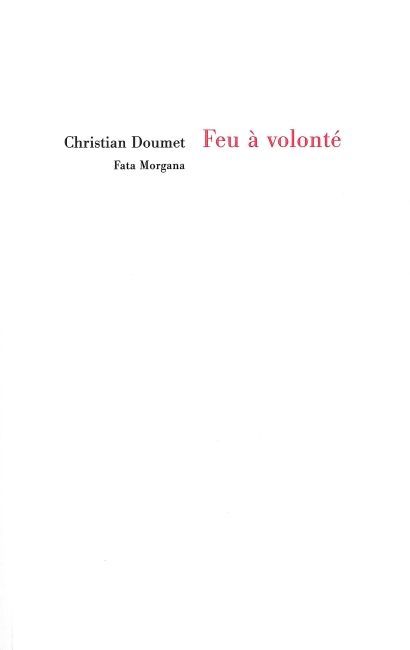 Knjiga Feu à volonté Doumet