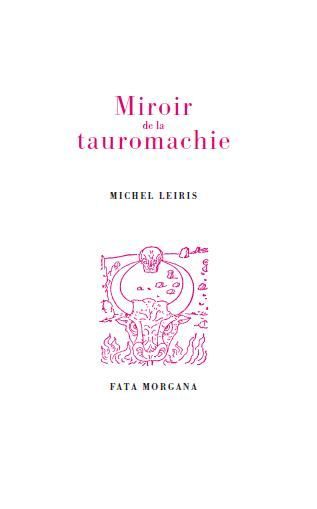Kniha Miroir de la tauromachie Leiris