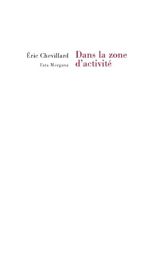 Knjiga Dans la zone d’activité Chevillard