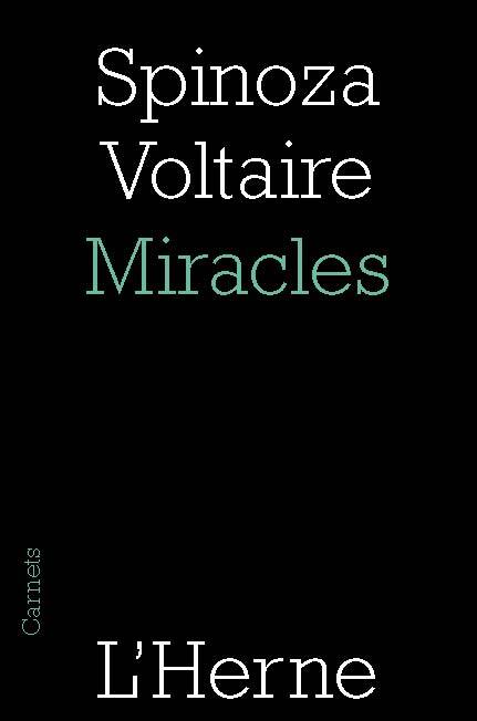 Knjiga miracles SPINOZA / VOLTAIRE