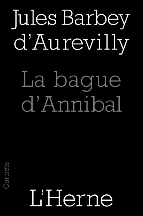 Book La bague d'Annibal D'aurevilly jules barbey