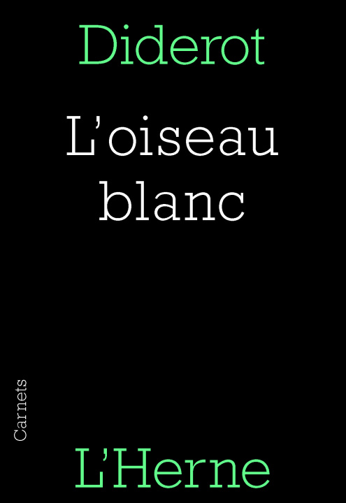 Book L'oiseau blanc Diderot denis