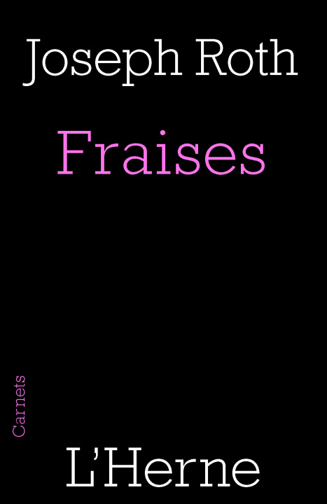 Buch FRAISES Roth joseph