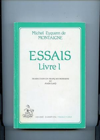Knjiga Essais Montaigne