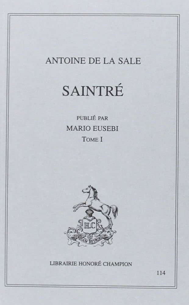 Book Saintré La Sale