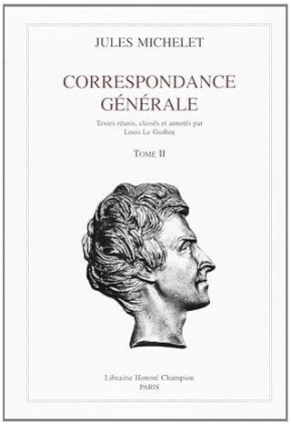 Knjiga Correspondance générale Michelet