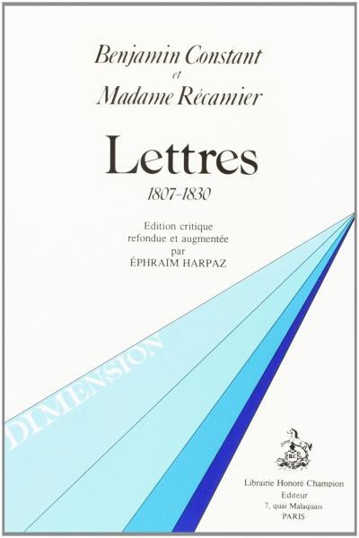 Knjiga Lettres - 1807-1830 Constant