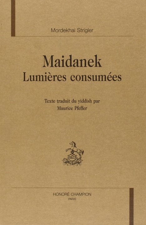 Knjiga Maidanek Strigler